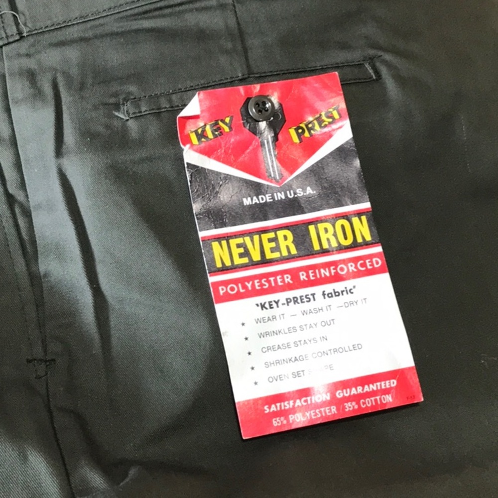 Vintage Key work pants  unhemmed  62 waist